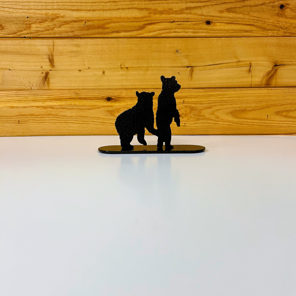 Bear metal tabletop silhouette, black powder coat – AllwayzMags