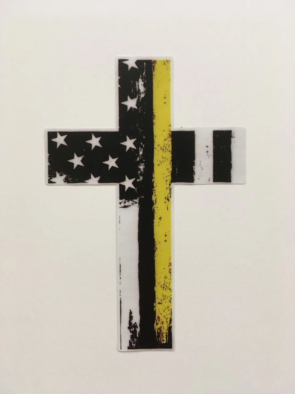 Cross Gold Line - Decal