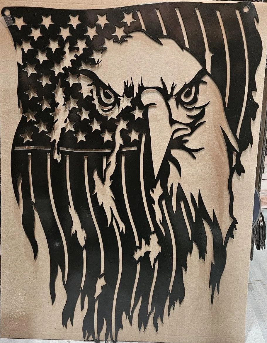 Eagle Flag - Black