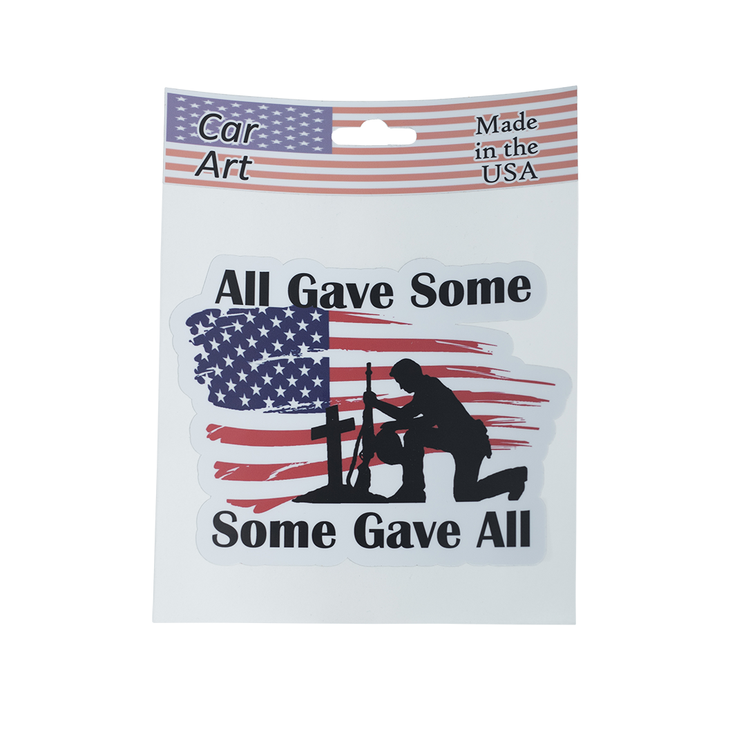 All Gave Some (Kneeling Soldier) - Vinyl Decal