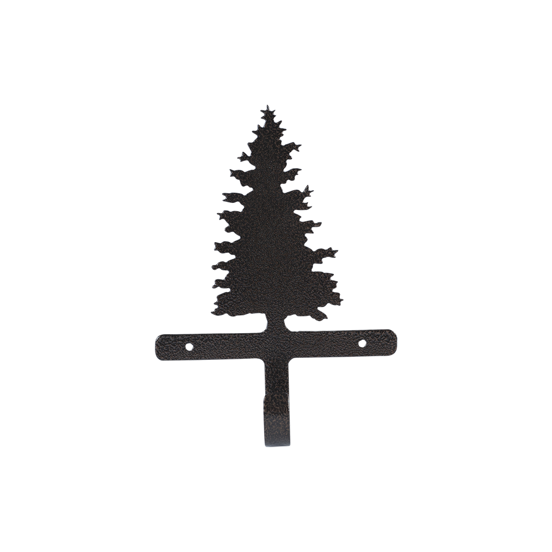 Evergreen Wall Hook - Black Hammer, hand-made steel by Allwayz Mags