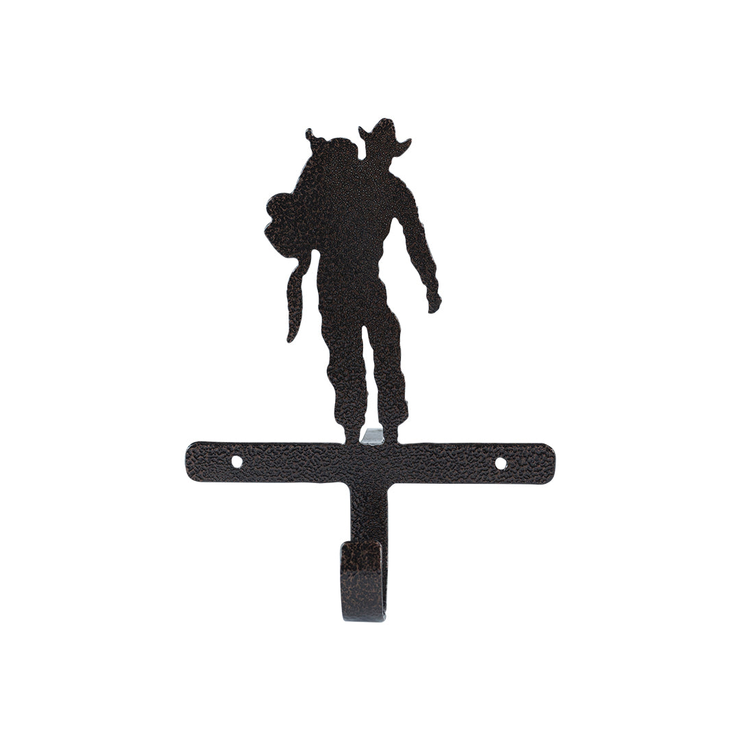 Backpacker Key Holder - Textured Black Steel - Black Hammer, hand-made steel by Allwayz Mags