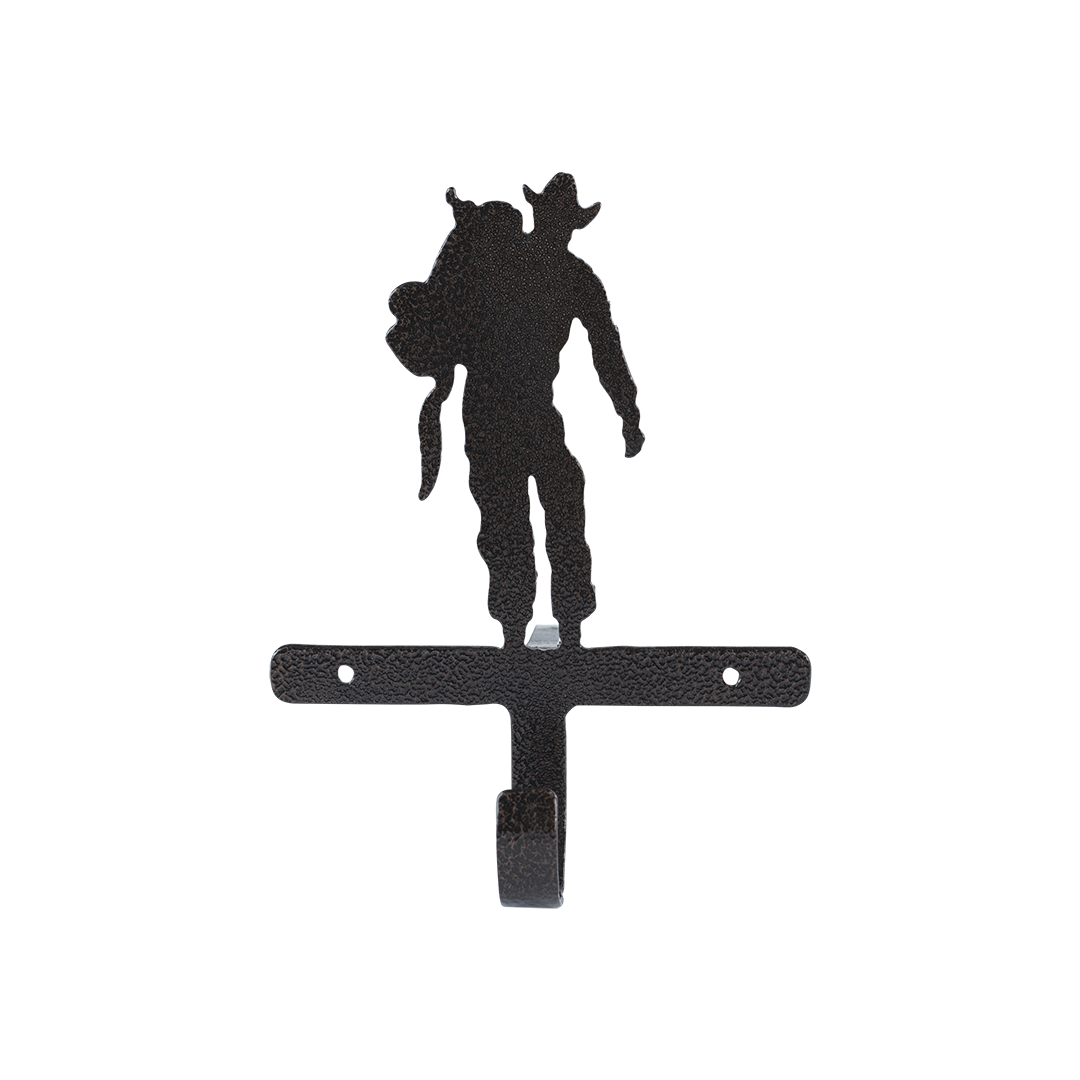 Cowboy Wall Hook - Black Hammer, hand-made steel by Allwayz Mags