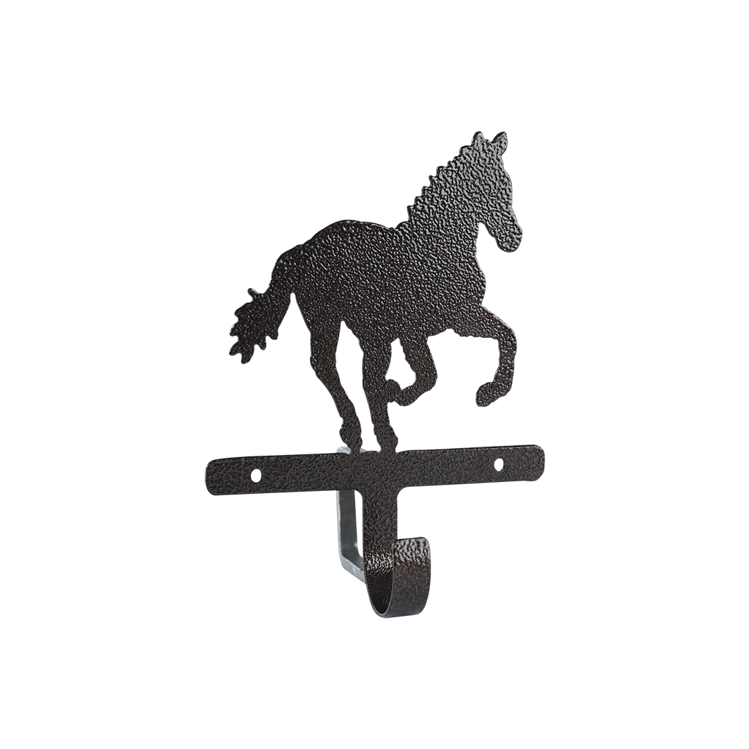 Rearing Horse Wall Hook - Coppervein, hand-made steel by Allwayz Mags