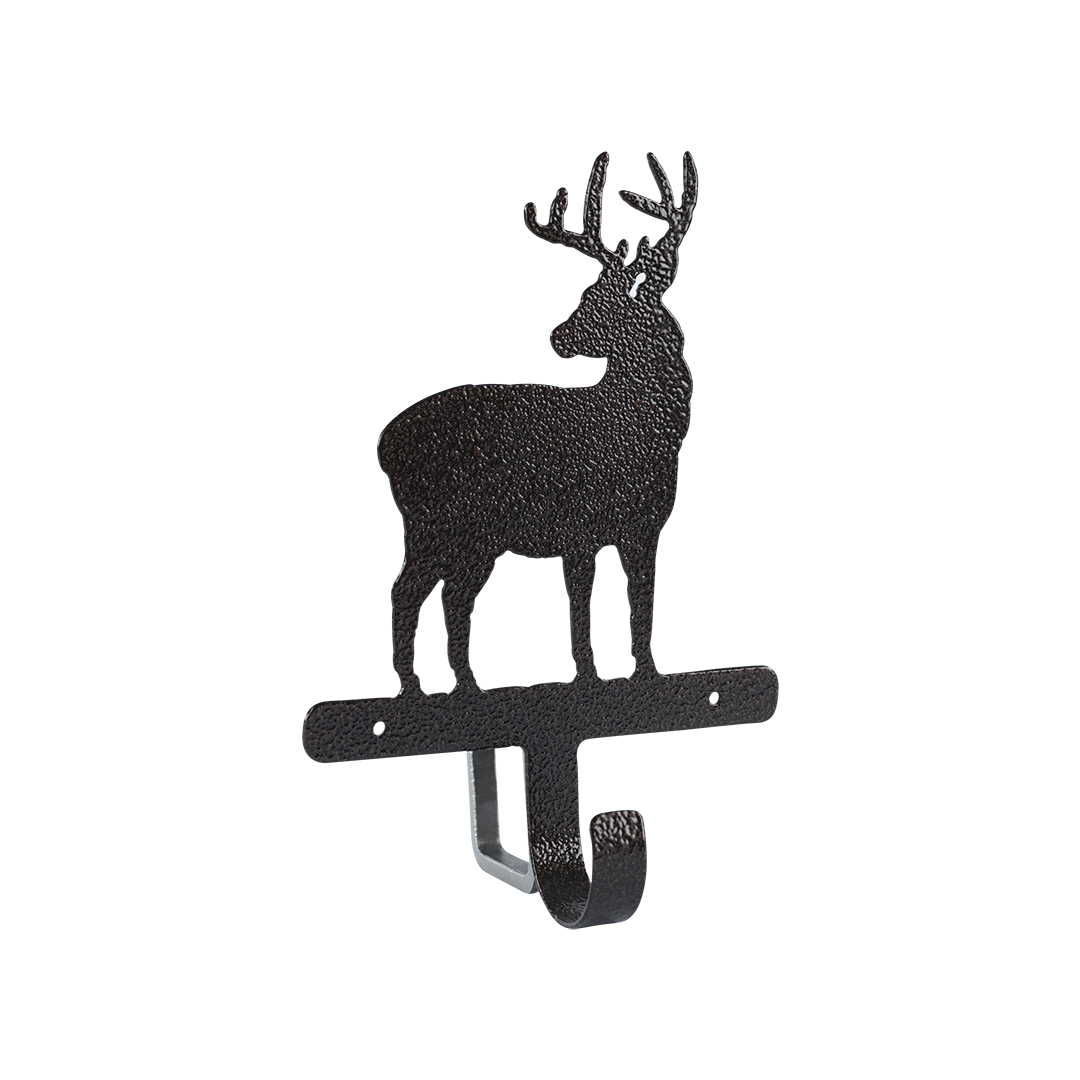 Wall Hook - Textured Black Steel - Coppervein, hand-made steel by Allwayz Mags