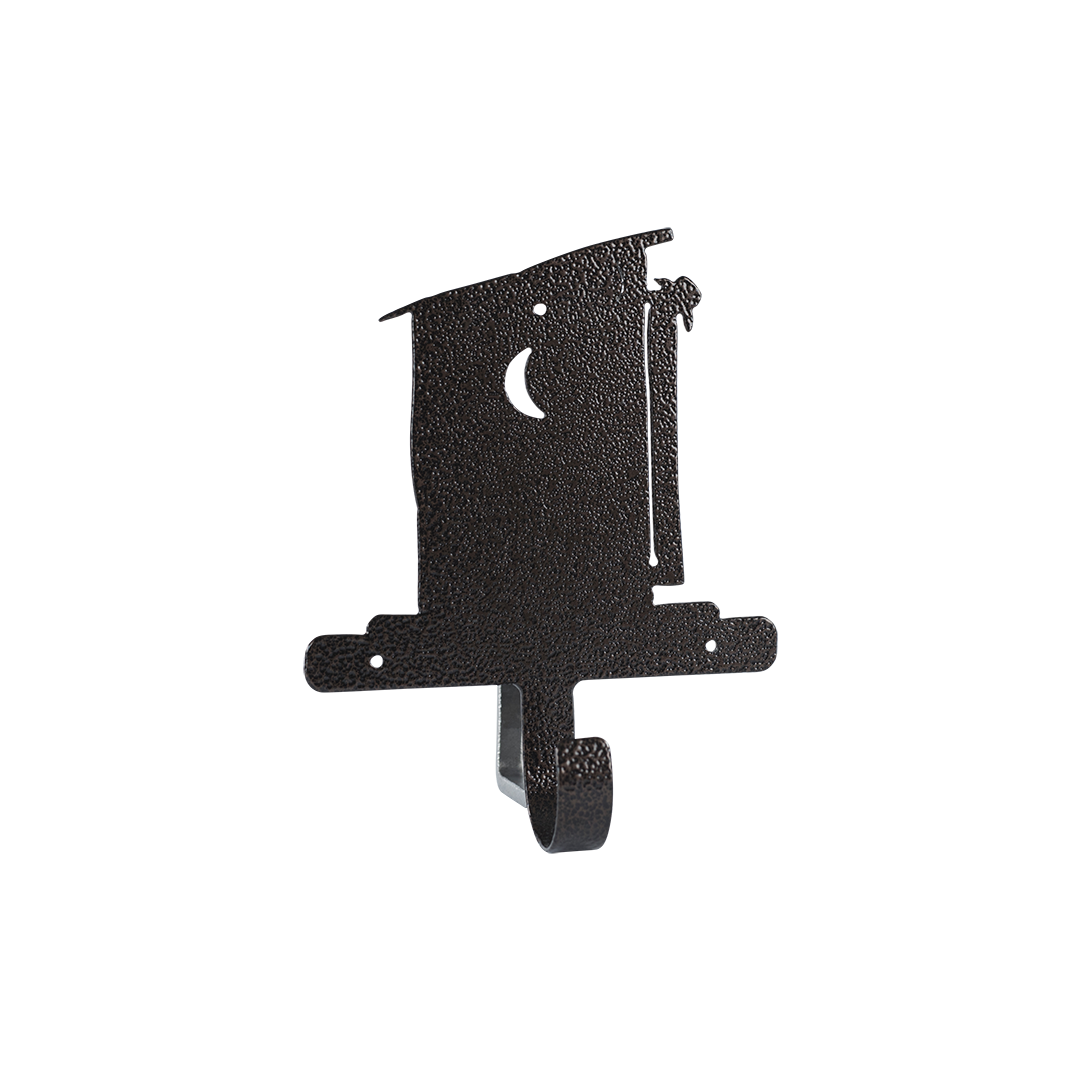 Outhouse Key Holder - Textured Black Steel - Coppervein, hand-made steel by Allwayz Mags