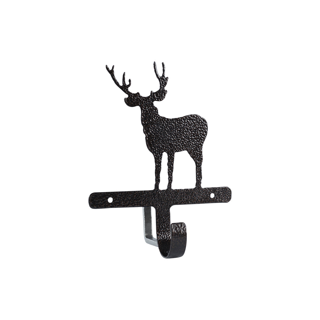Standing Buck Key Holder - Textured Black Steel - Coppervein, hand-made steel by Allwayz Mags