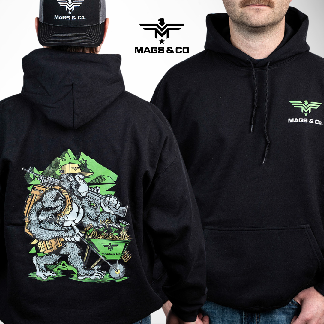 Gunner Gorilla Green Hoodie