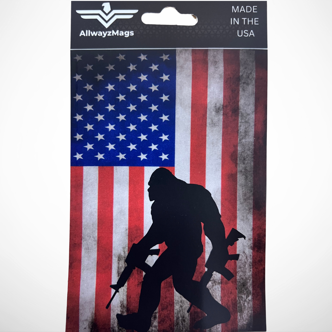 Gunner Gorilla with Guns - Vinyl Decal
