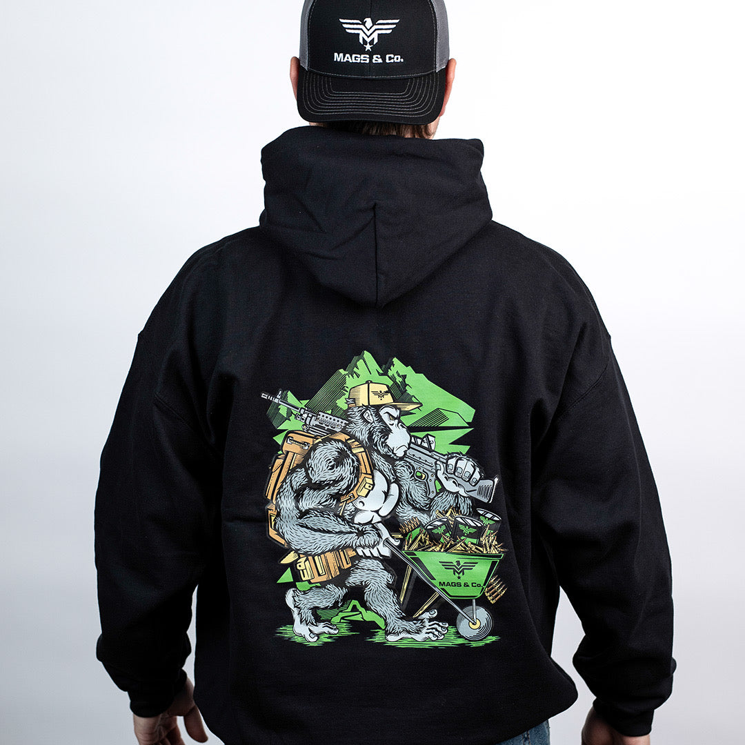 Gunner Gorilla Green Hoodie