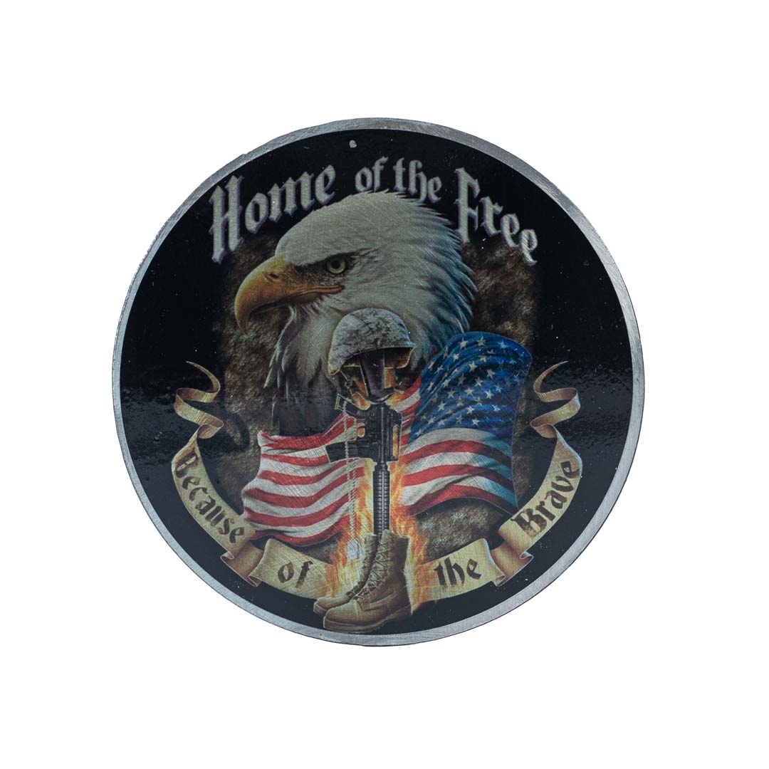 Home of the free magnet