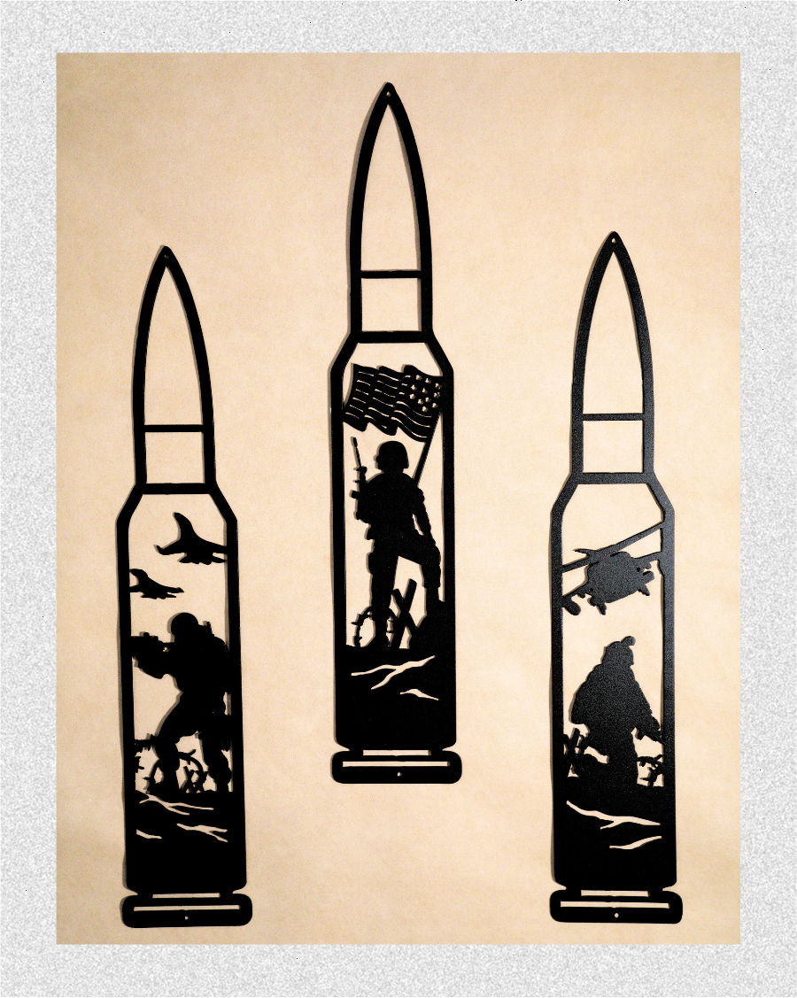 Military Bullet Trio