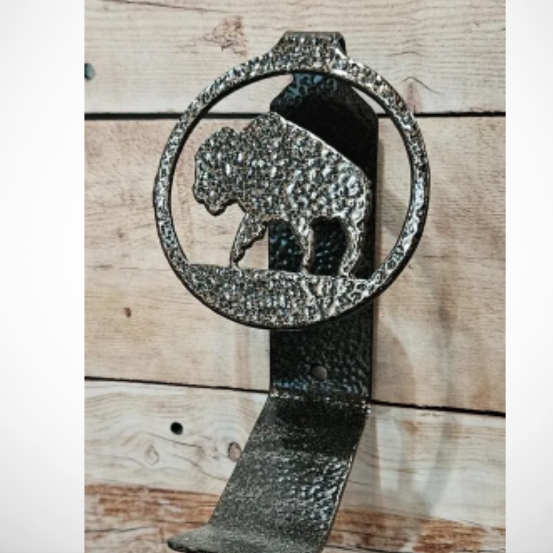 Single Hook - Hat Holder Bison