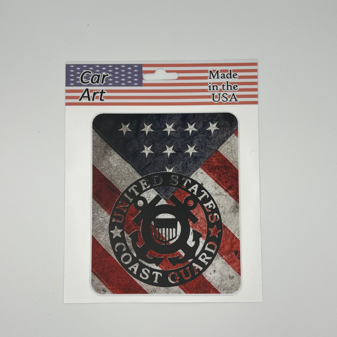 US Coast Guard Logo/Flag - Vinyl Decal