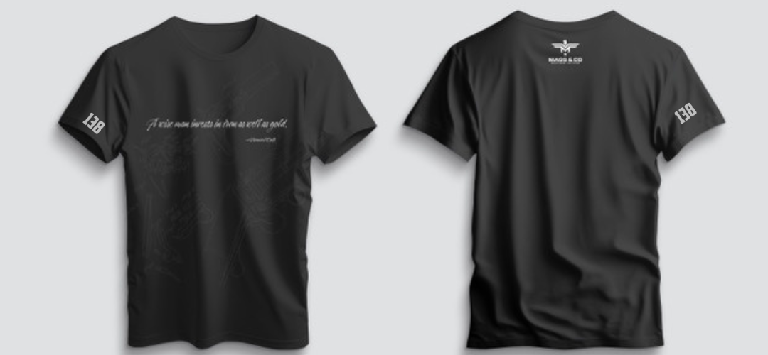 Mags & Co. Colt Legacy Commemorative Patent Anniversary Tee
