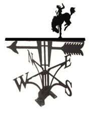BRONC METAL WEATHERVANE