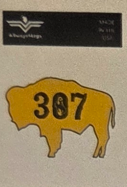 Buffalo 307 Yellow - Vinyl Decal
