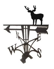 MULE DEER 1 METAL WEATHERVANE