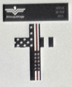 Flag Cross (Nurse) - Vinyl Decal
