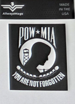 POW MIA (B/W) - Vinyl Decal