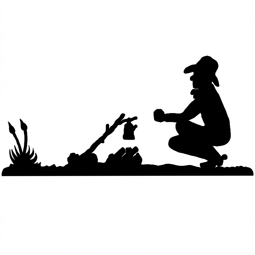 Fireplace Tools Bear Base Top Scene