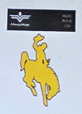 Bronc Yellow - Vinyl Decal