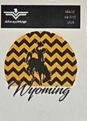 Wyoming Chevron - Vinyl Decal