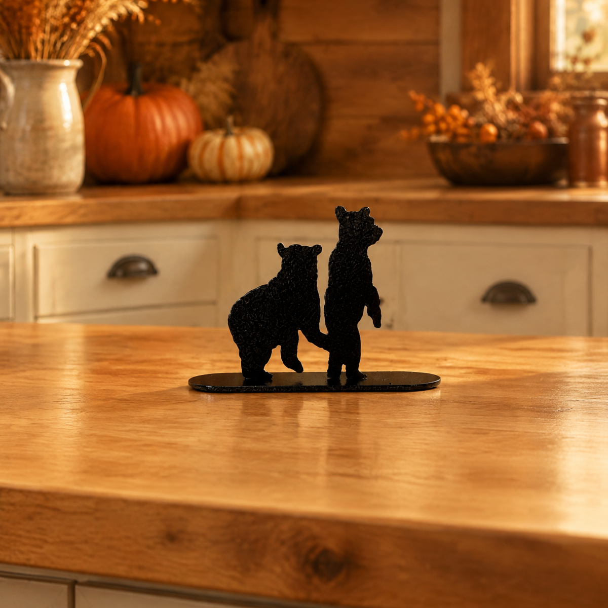 Bear metal decorative accent on a kitchen counter – AllwayzMags