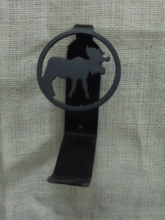Single Hook- Hat Holder Moose