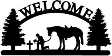 WELCOME PRAYING COWBOY