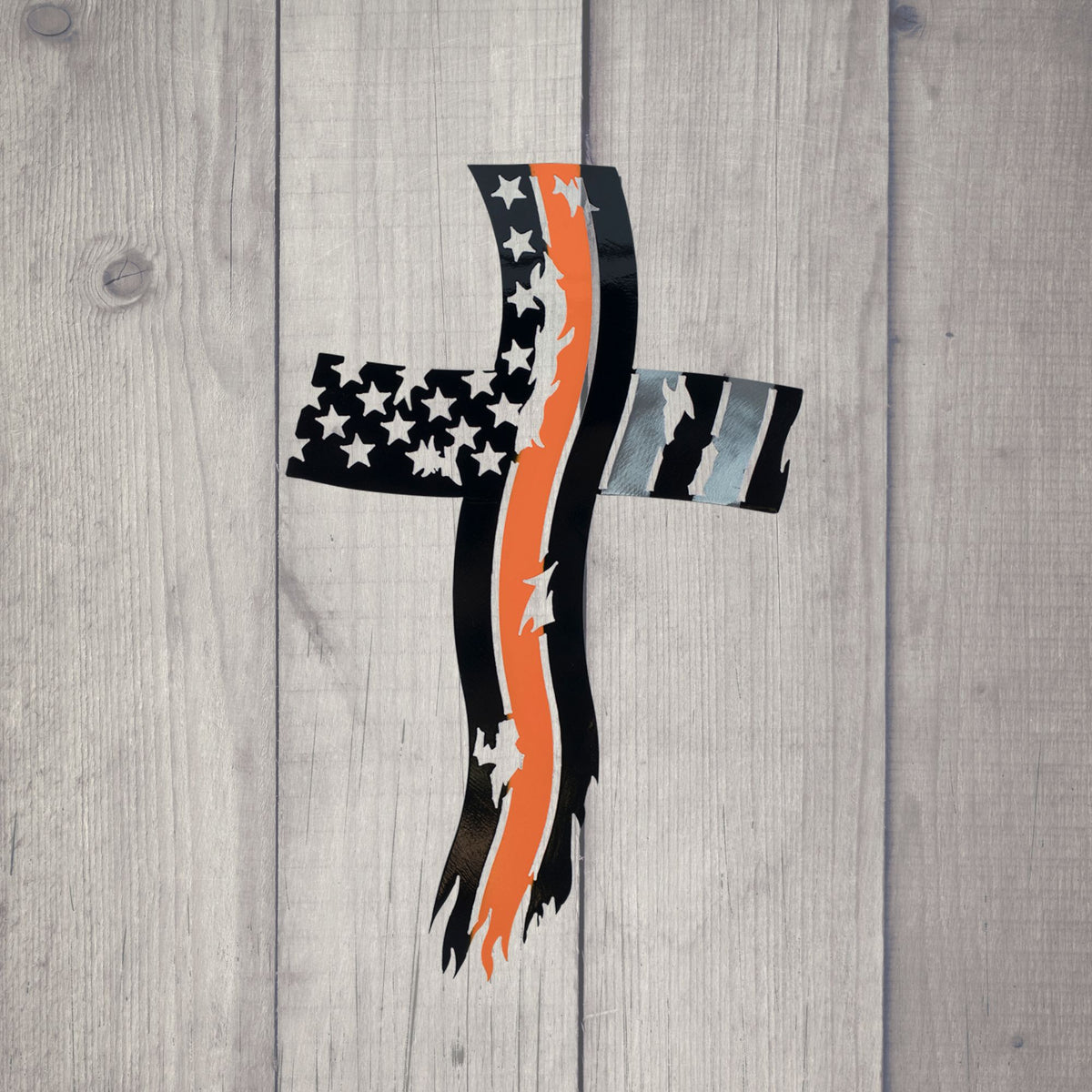 Cross flag - Gold Line