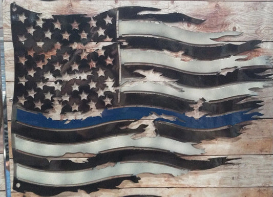 USA Thin Blue line flag
