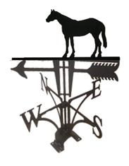 QTR HORSE METAL WEATHERVANE