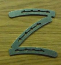 Horse shoe letter Z