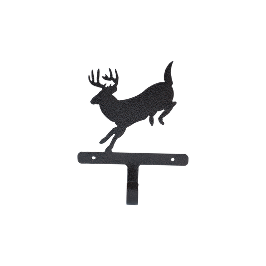 Leaping Buck Key Holder - Textured Black Steel - Coppervein, hand-made steel by Allwayz Mags