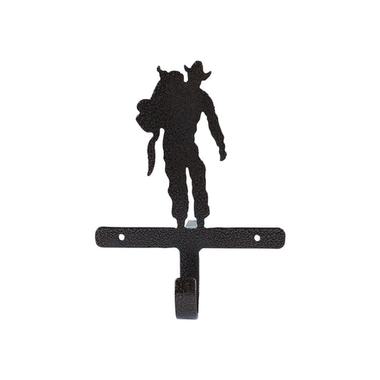 Backpacker Key Holder - Textured Black Steel - Black Hammer, hand-made steel by Allwayz Mags