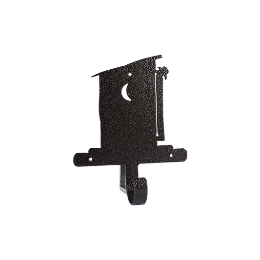 Outhouse Key Holder - Textured Black Steel - Coppervein, hand-made steel by Allwayz Mags