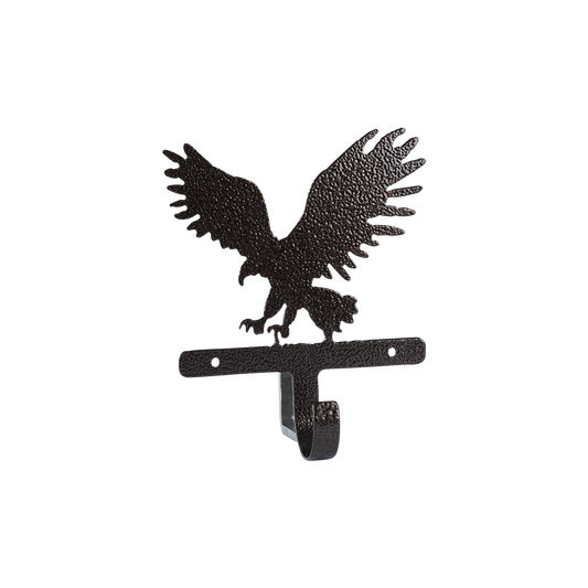 Wall Hook - Textured Black Steel - Coppervein, hand-made steel by Allwayz Mags