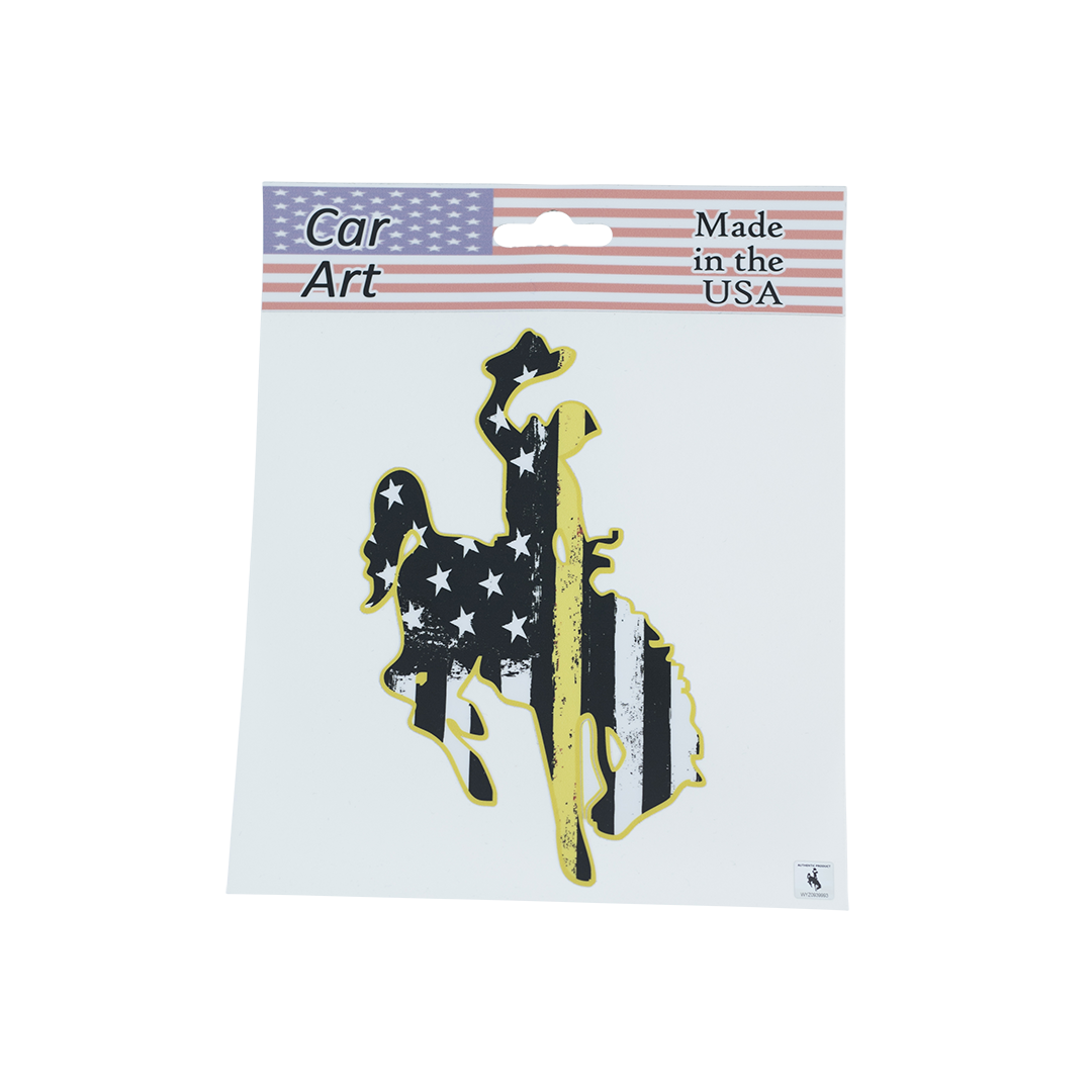 Bronc Yellow - Vinyl Decal