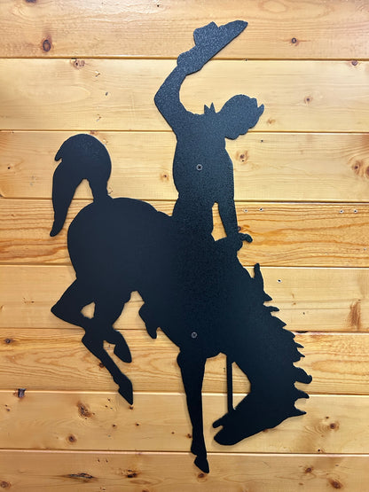 Wyoming Bronc Silhouette