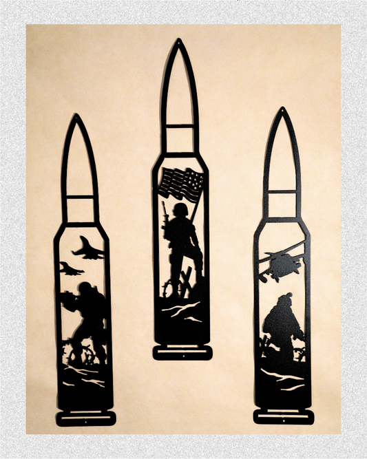 Military Bullet Trio