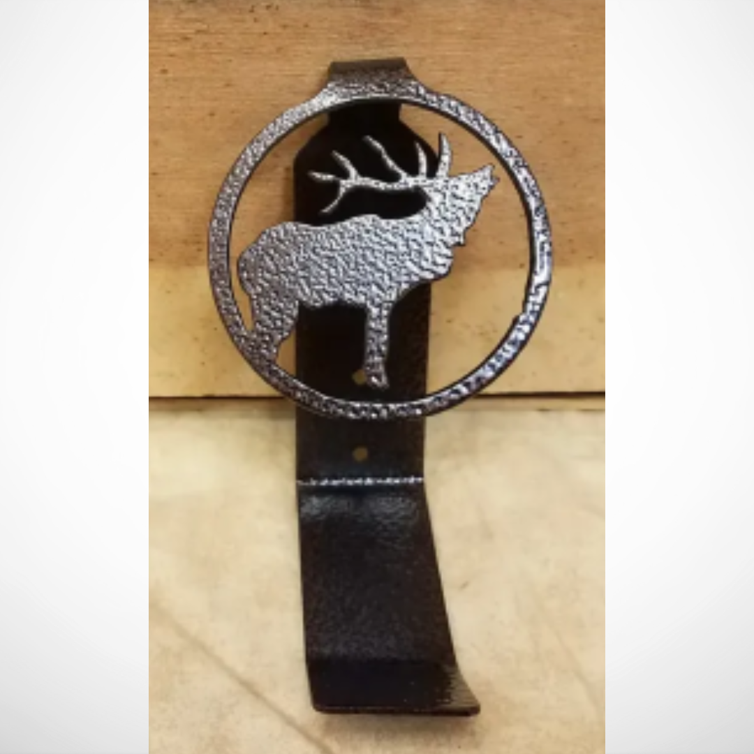 Single Hook - Hat Holder Cow Elk