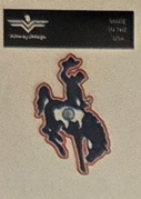 Bronc Wyoming Flag - Vinyl Decal