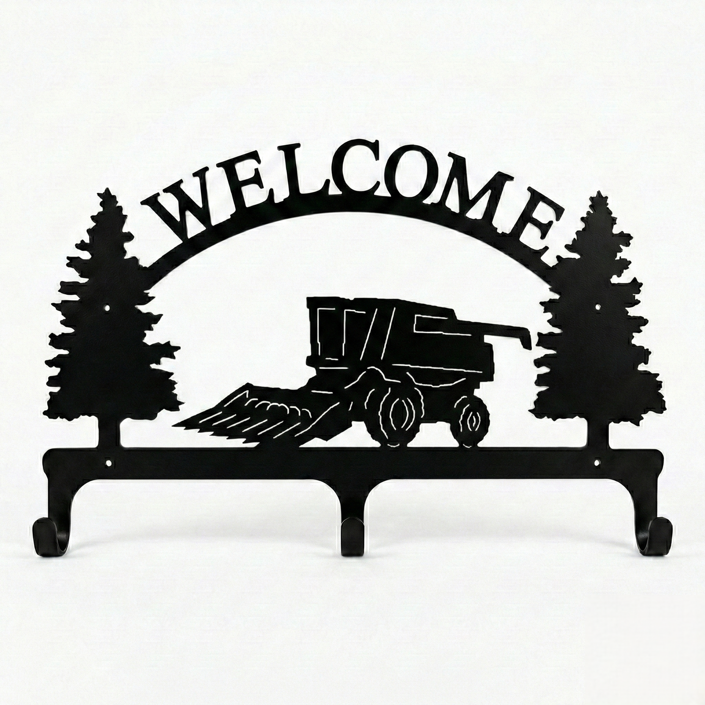 Digger Welcome Coat Rack Three Hooks