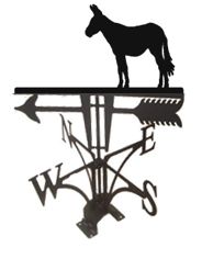 MULE METAL WEATHERVANE