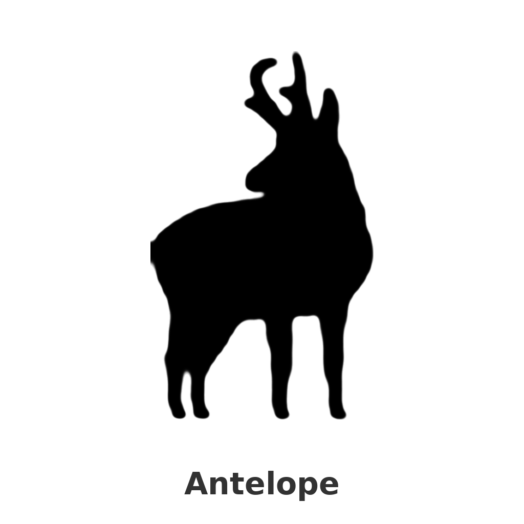Antelope design silhouette – Arched Welcome Sign (photo coming soon)