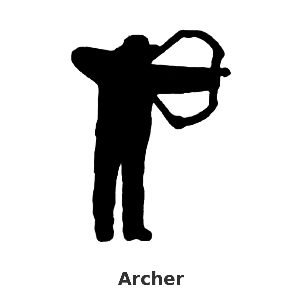 Archer design silhouette – Arched Welcome Sign (photo coming soon)