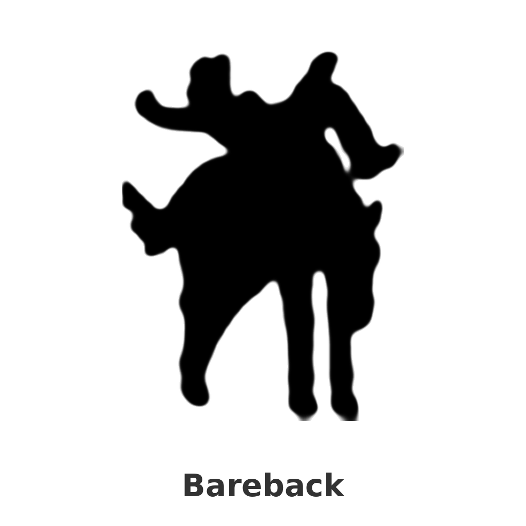 Bareback design silhouette – Arched Welcome Sign (photo coming soon)