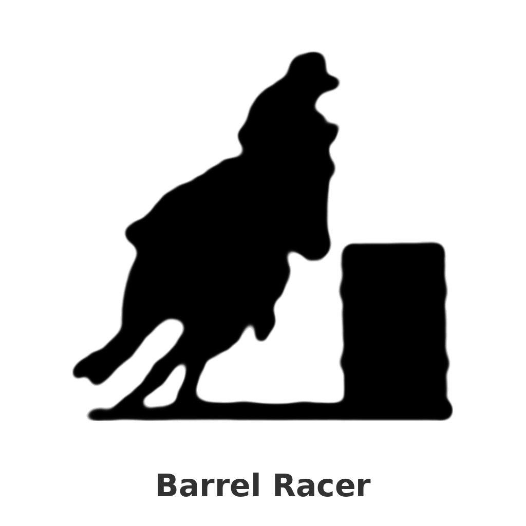 Barrel Racer design silhouette – Arched Welcome Sign (photo coming soon)