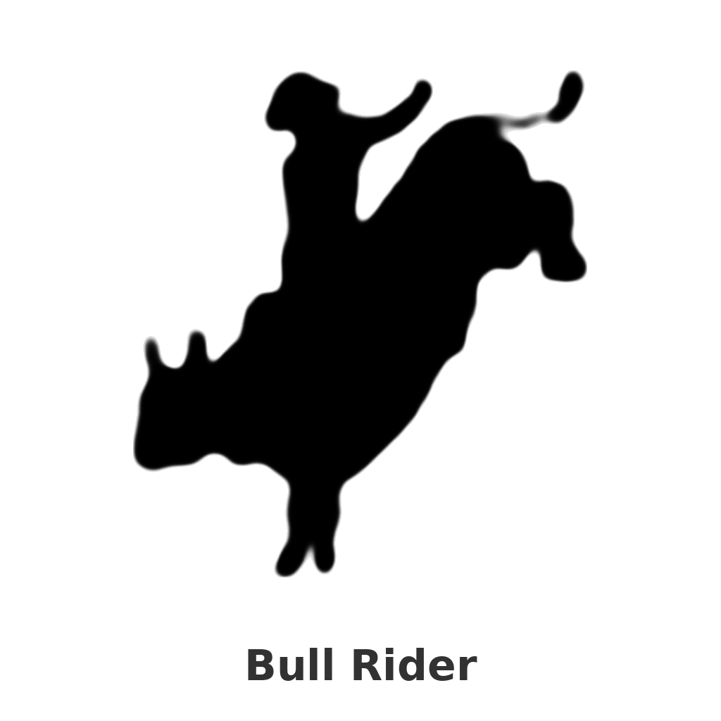 Bull Rider design silhouette – Arched Welcome Sign (photo coming soon)